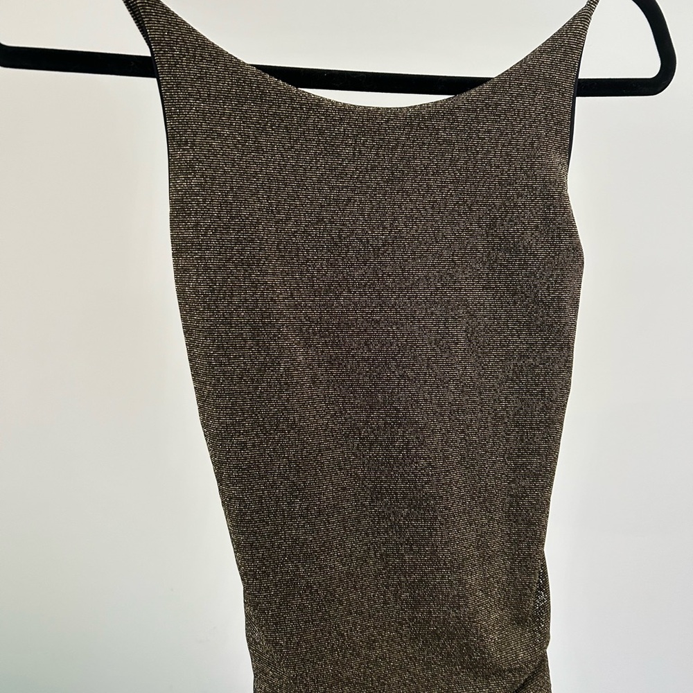 Elegant Gold Metallic Tank